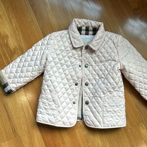 Pink Burberry jacket 18 months